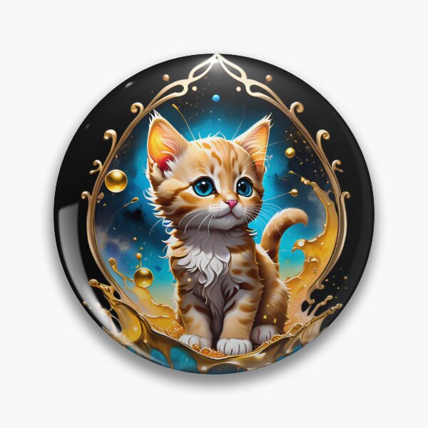 Artikelvorschau, Cute Celestial Kitty Cat entworfen und verkauft von TheArtOfPat.