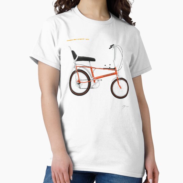 Item preview, Classic Raleigh Chopper Mk1 10 Speed in Brilliant Orange designed and sold by Tunstall Illustration.