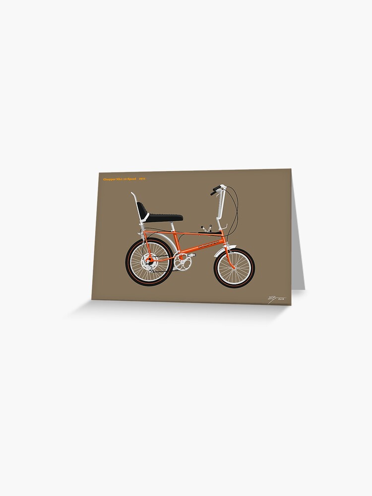 Orange raleigh chopper hot sale