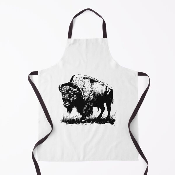Item preview, Bison Relief Print Illustration designed and sold by bighorndesignco.