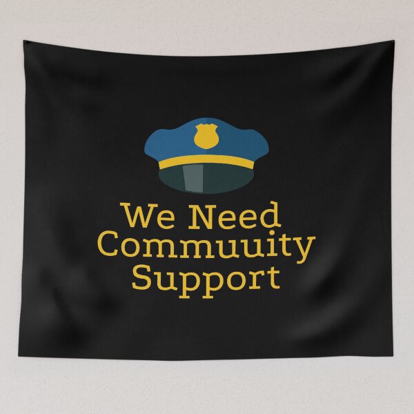 Item preview, Support Community Policing Back the Blue Police designed and sold by Bronby.