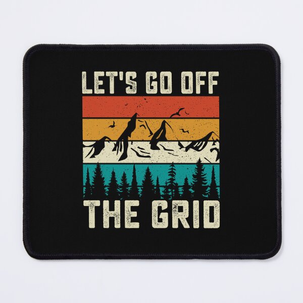 Item preview, Retro Vintage Hiking Let's Go Off the Grid designed and sold by Merchrise.