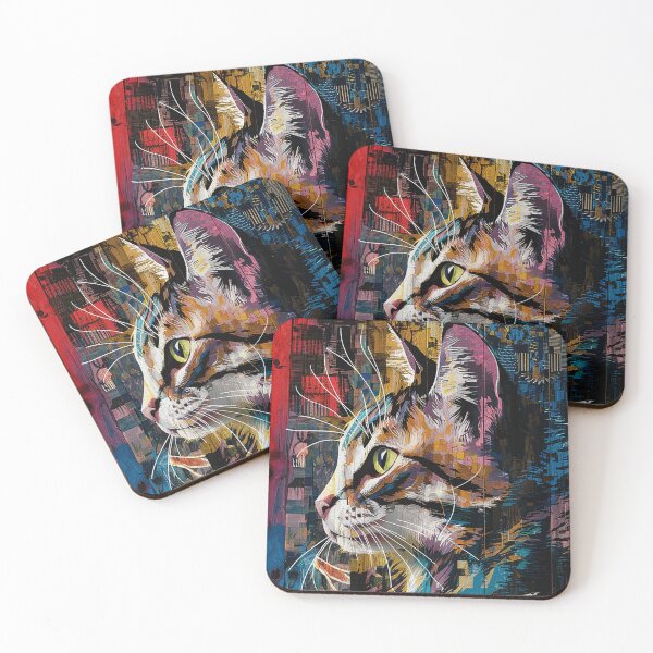 Item preview, Una hermosa y explosiva obra de arte conceptual de lindo gato designed and sold by The Monkey Desings LLC.