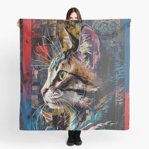 Vista previa del artículo con la obra «Una hermosa y explosiva obra de arte conceptual de lindo gato.», diseñado y vendido por TheMonkeyDesing.