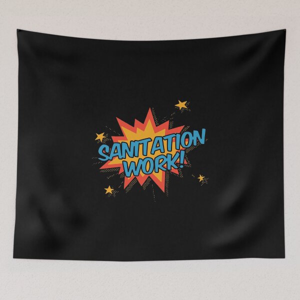 Item preview, Sanitation Work! designed and sold by orlumbuspirate.