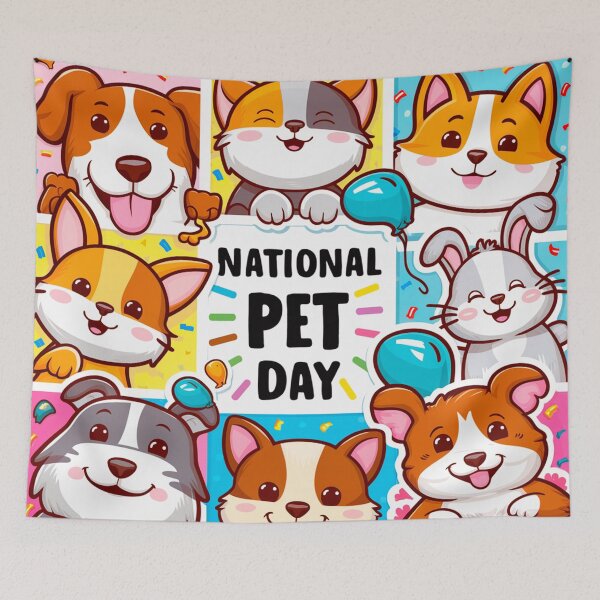 Aperçu de l'œuvre National Pet Day créée et vendue par Timegraf.