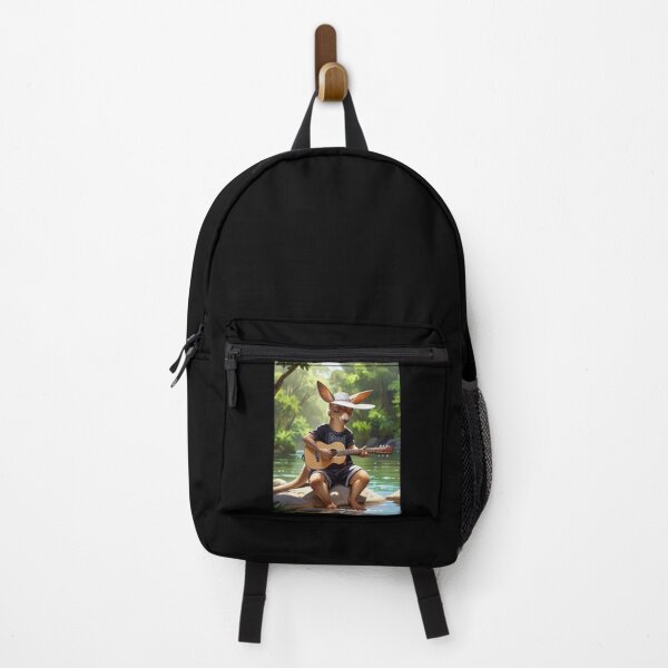 Item preview, Kangaroo Guitarist in summer designed and sold by Artbellachi.