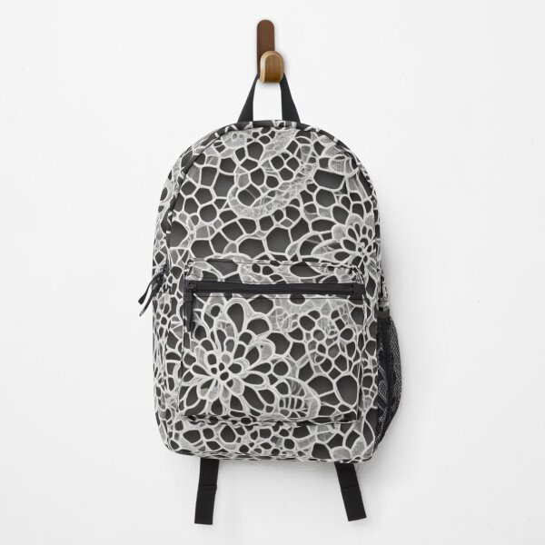 Item preview, Abstract Black and White Lace Pattern designed and sold by calibrit.