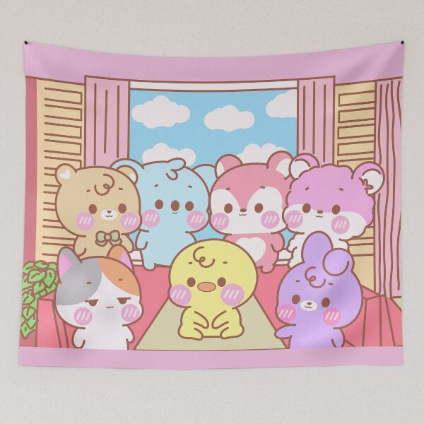 Item preview, BTS emoji cute kawaii animals OT7 Boy with Luv designed and sold by shiminee.