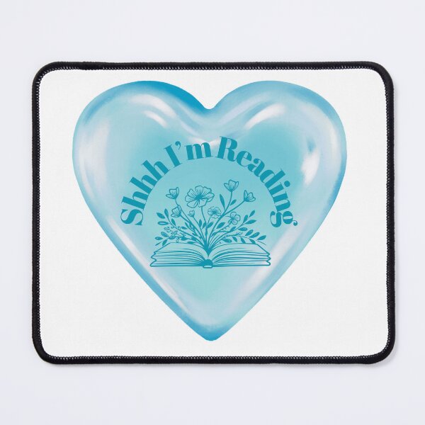 Item preview, Shhh I'm Reading Heart Book  designed and sold by HeyDaisyShop.