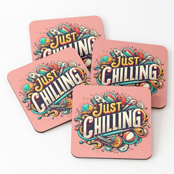 Item preview, Just chilling, typography designed and sold by maxmaj.