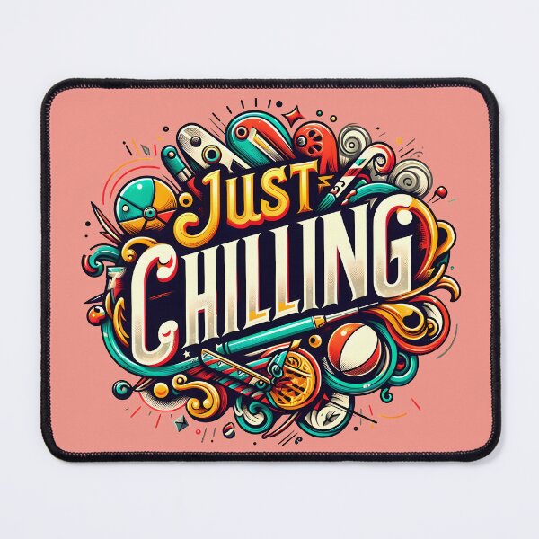 Item preview, Just chilling, typography designed and sold by maxmaj.