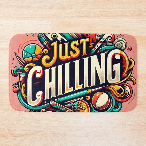 Item preview, Just chilling, typography designed and sold by maxmaj.