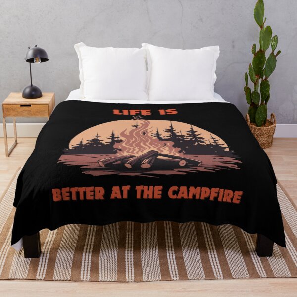 Item preview, Life is better at the campfire designed and sold by SleepingFoxy.