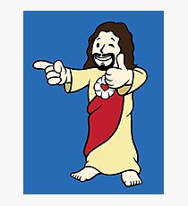Buddy Christ Vault Boy Photographic Print