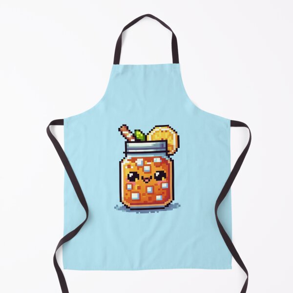 Item preview, Iced sweet tea & lemonade pixel art designed and sold by Vibrantpixel47.