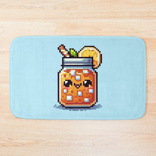Item preview, Iced sweet tea & lemonade pixel art designed and sold by Vibrantpixel47.