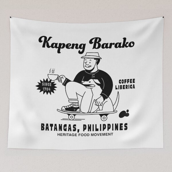 Item preview, BATANGAS COFFEE PHILIPPINES SHIRT BACK PRINT BLACK designed and sold by aydapadi.