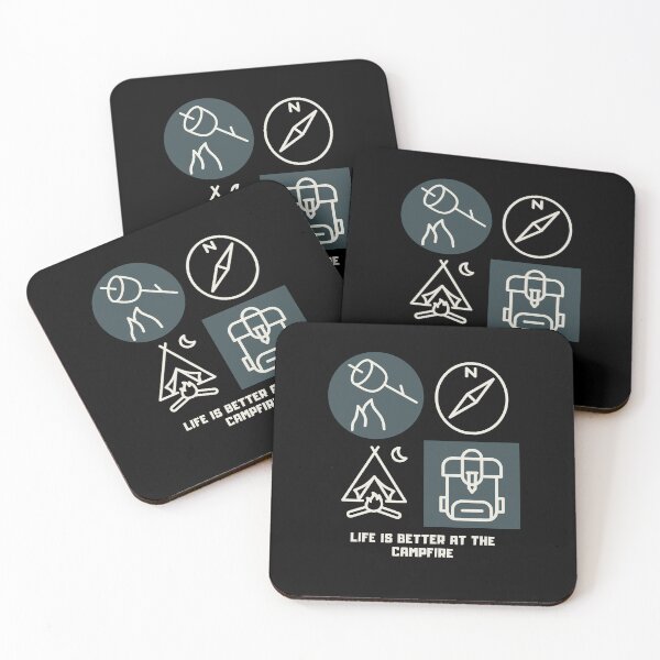 Item preview, Life is better at the campfire symbols designed and sold by SleepingFoxy.