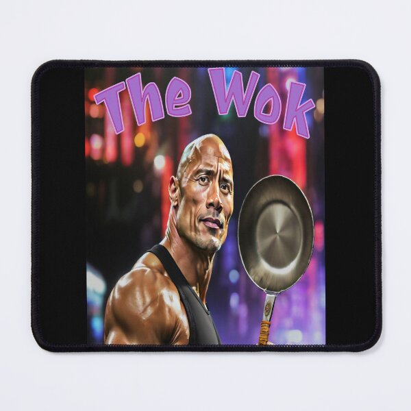 Item preview, The Wok - Parody Image of The Rock - Dwayne Johnson designed and sold by HeavyHits.