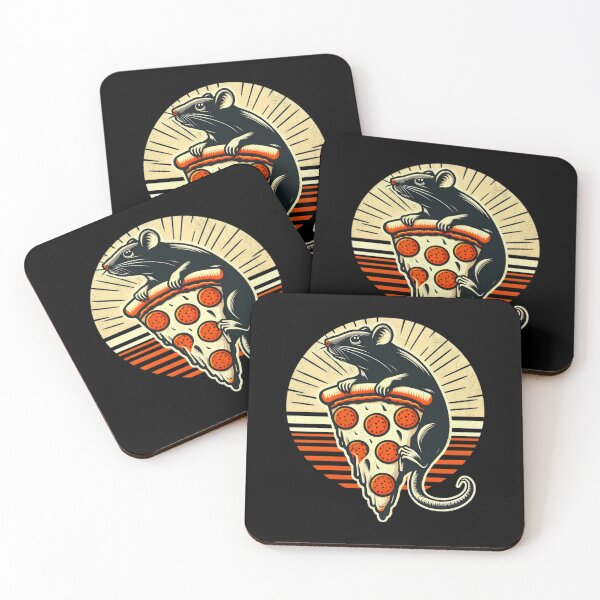 Item preview, Retro Pizza Rat designed and sold by HammiltenJohn.