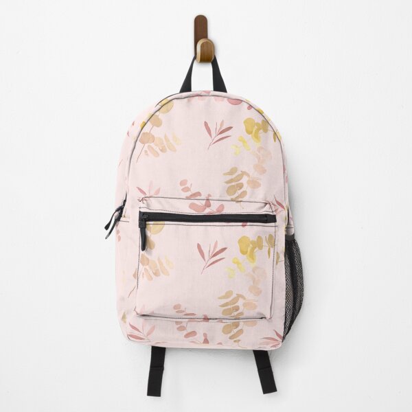 Item preview, Gently vibrant pastel Eucalyptus cinerea leaves adorning a soft pink background designed and sold by momoxsama.