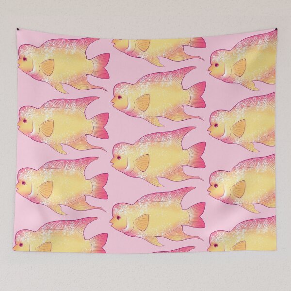 Item preview, Flowerhorn Cichild designed and sold by Spadefish Art.