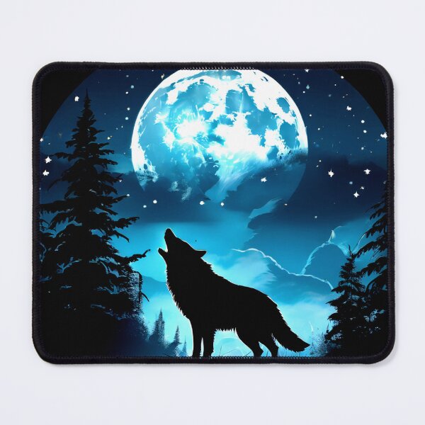 Item preview, Howling Wolf under the Full Moon designed and sold by Raging Woody Designs.