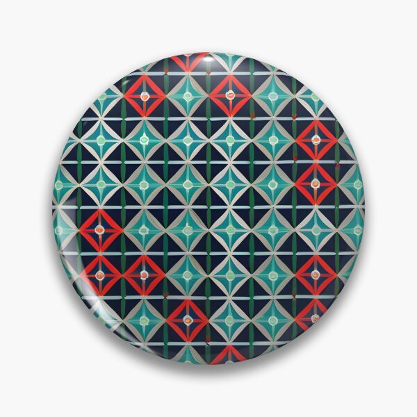 Item preview, Abstract: Green and Red Geometric Harmony designed and sold by MrKATORSKI.