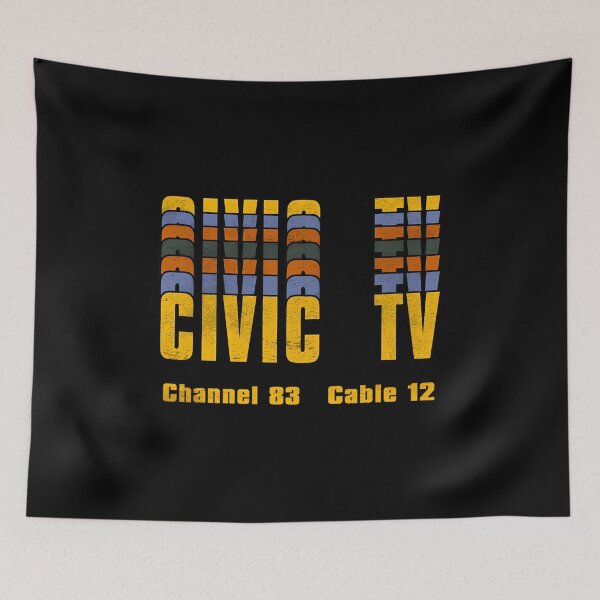 Item preview, Distressed Civic Tv Logo Channel 83 Cable 12 designed and sold by SophieBau1.