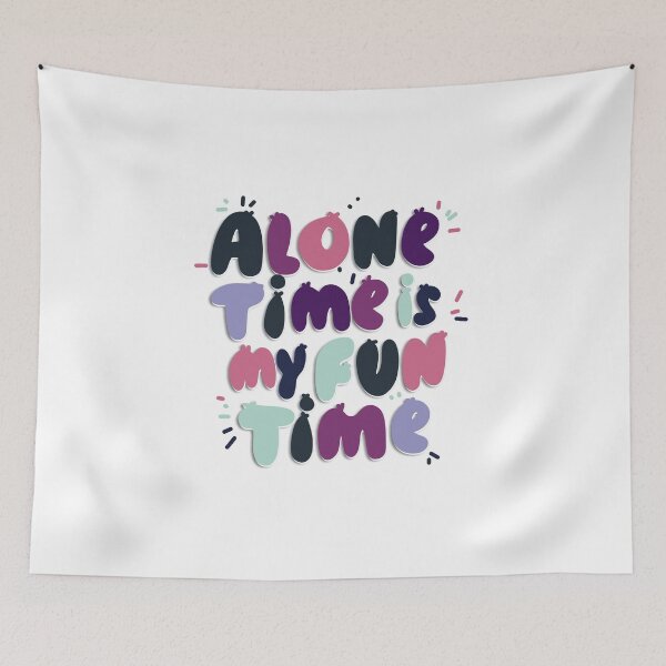 Item preview, Alone time is my fun time introvert feelings designed and sold by M.lodhi.