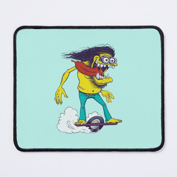 Artikelvorschau, Verrücktes Einrad-Skateboard-Monster entworfen und verkauft von Tater7Art.