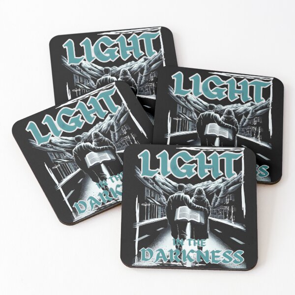 Item preview, Light in the Darkness' Graphic Bible Quote Illustration. designed and sold by jteart.