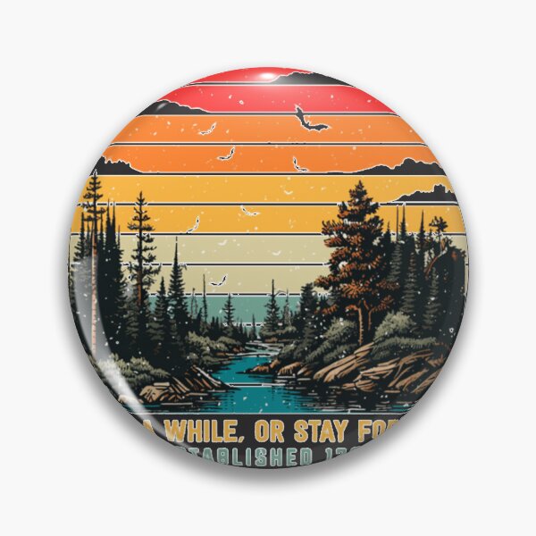 Item preview, Cedar Wood Retro Town Ad   designed and sold by EnzoSilvag.