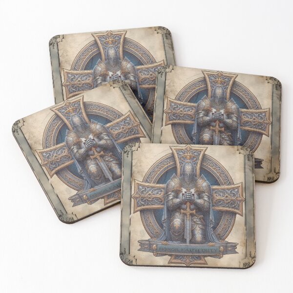Item preview, Honor, Faith, Duty Medieval Knights Templar designed and sold by PCD2021.