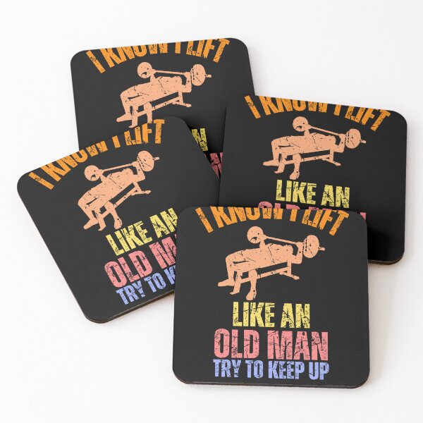 Item preview, I Know I Lift Like An Old Man Try To Keep Up Retro Vintage designed and sold by JustMeStore.