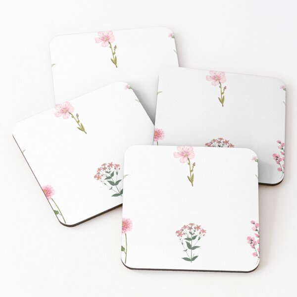 Item preview, Flower Garden Sticker, Pink Flowers Stickers Pack designed and sold by pinespice.
