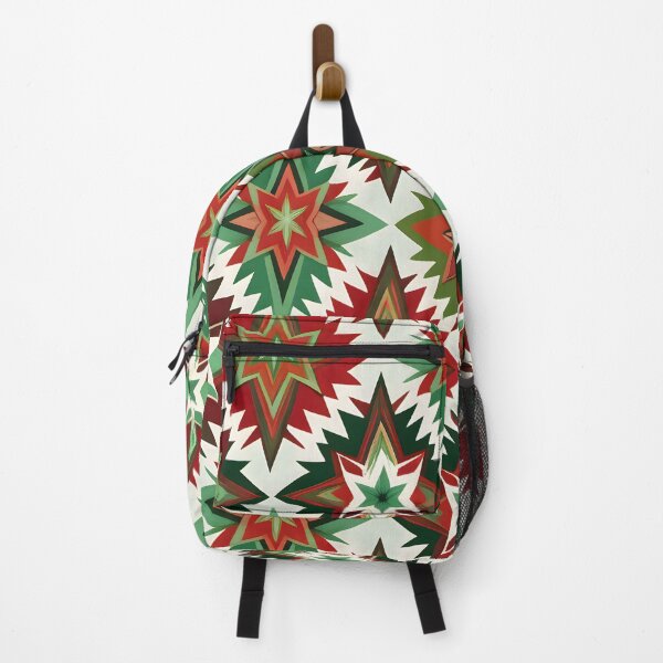 Item preview, Green and Red Starry Geometry designed and sold by MrKATORSKI.