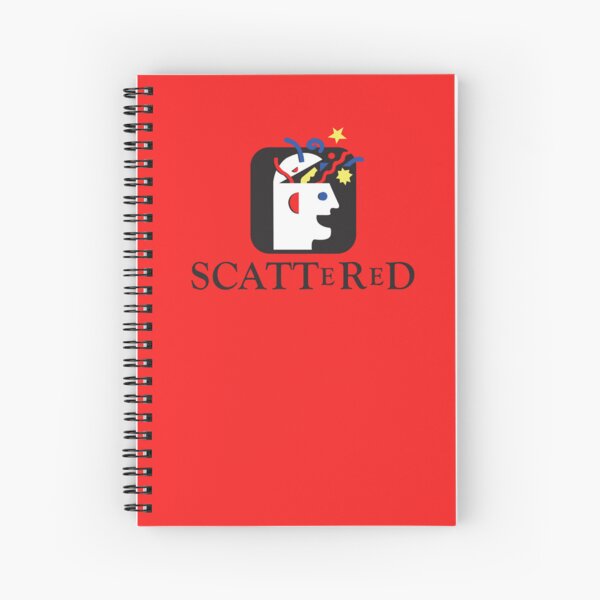 Scattered Spiral Notebook