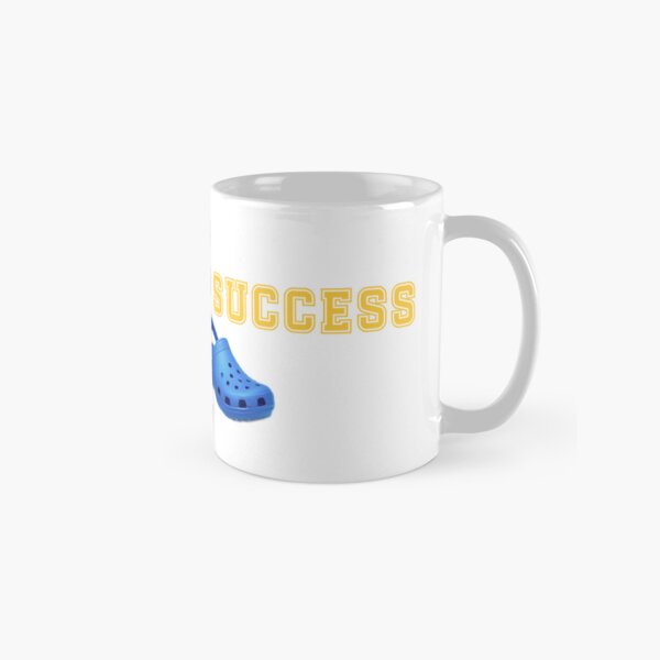 Stride to Success: Crocked Achievement Design Classic Mug
