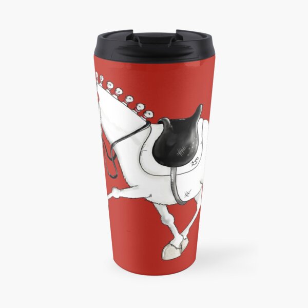 Funny Dressage Horse Travel Mug