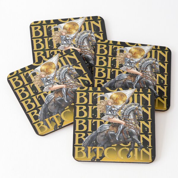 Item preview, Knight girl rise btc flag,retro art,BTC,Bitcoin,Bitcoin Art,Btc art designed and sold by 1SINGHA.