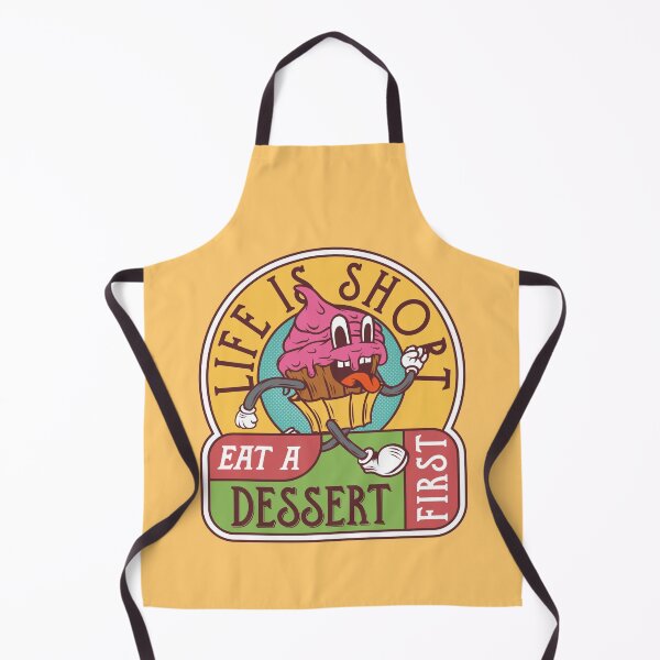 Item preview, Life is Short, Eat Dessert First - Fun Ice Cream Lover's Tee, Sweet Inspirational Shirt designed and sold by GeekStop.