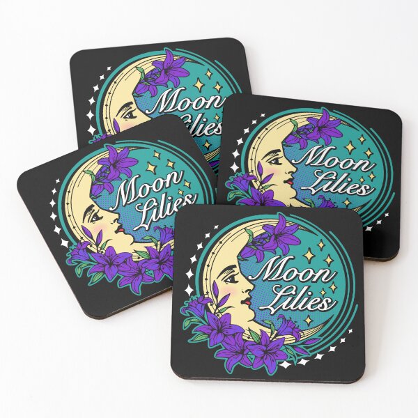 Item preview, Retro Moon Goddess with Lilies designed and sold by RavenWake.
