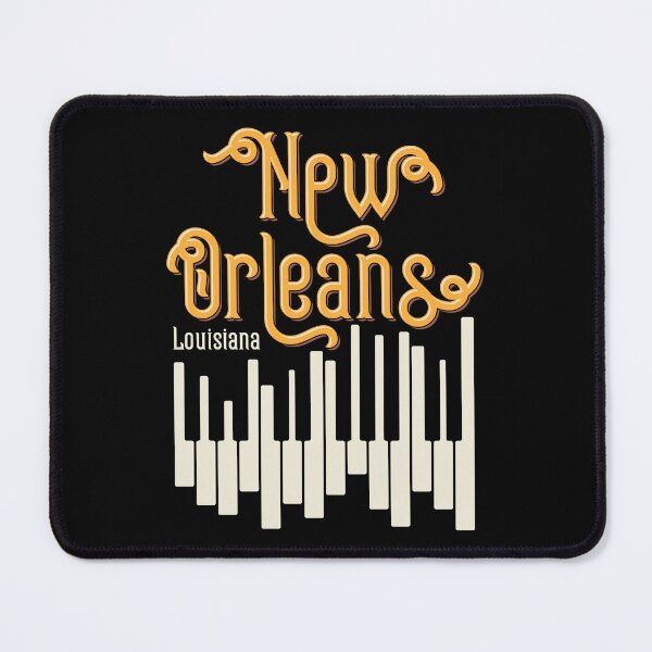 Item preview, New Orleans, Louisiana - Stylish Piano Key Tee, Musical City Tribute Shirt designed and sold by GeekStop.