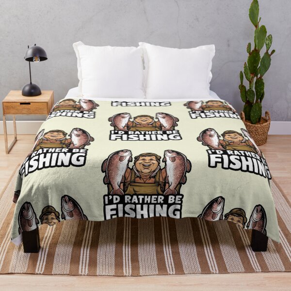 Item preview, I'd Rather Be Fishing designed and sold by KLArtzStore.