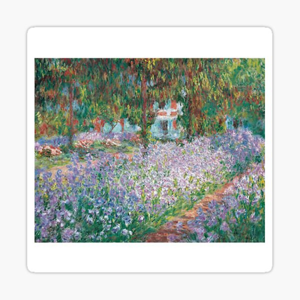 Aperçu de l'œuvre Claude Monet, Jardin à Giverny créée et vendue par elrbasi.