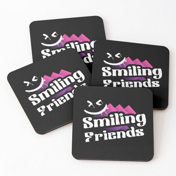 Item preview, Smiling friends t shirt design and stockers designed and sold by NCNGDESIGN.