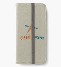 Indisches Weltraumprogramm Vintage Emblem iPhone Flip-Case/Hülle/Klebefolie