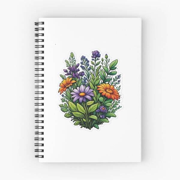Item preview, Flowers and stars: a heavenly composition designed and sold by Ink-Kreativ.